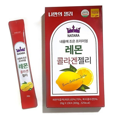 [NATARA] 내몸에 조은 프리미엄 레몬 콜라겐젤리 20g x 15포