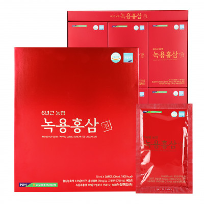 김포파주인삼농협 6년근 농협 백세홍삼진 70ml*30포